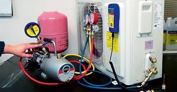 Gọi thợ điện lạnh bơm gas điều hòa nếu hết gas