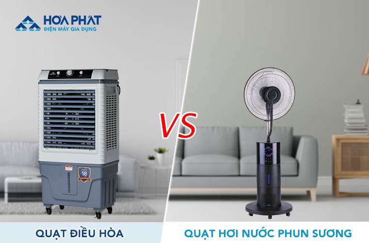 Sự khác nhau giữa máy làm mát không khí và quạt hơi nước