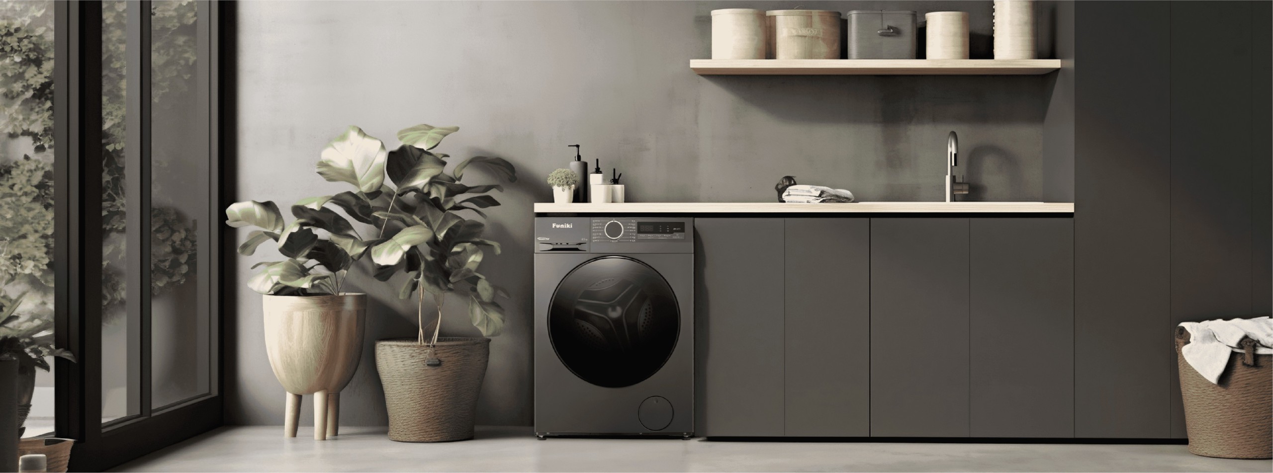 Máy giặt cửa trước Funiki