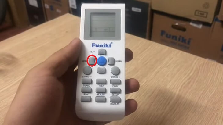 Sử dụng điều khiển máy lạnh Funiki